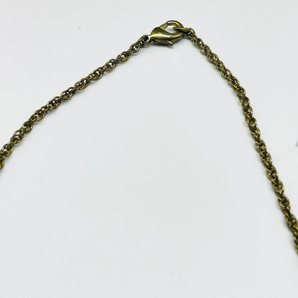 Vintage Beaded Statement Necklace Black Gray Silver Tone Teardrop Bib